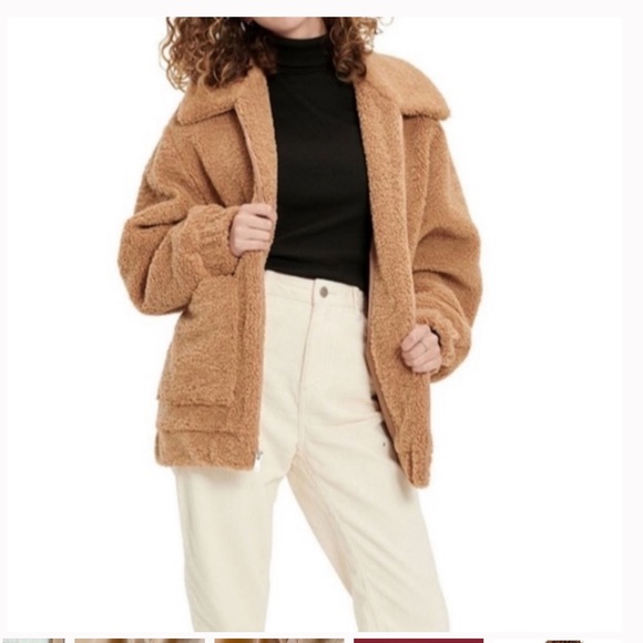 NWT UGG Jackeline Teddy Bear Jacket - Picture 2 of 16
